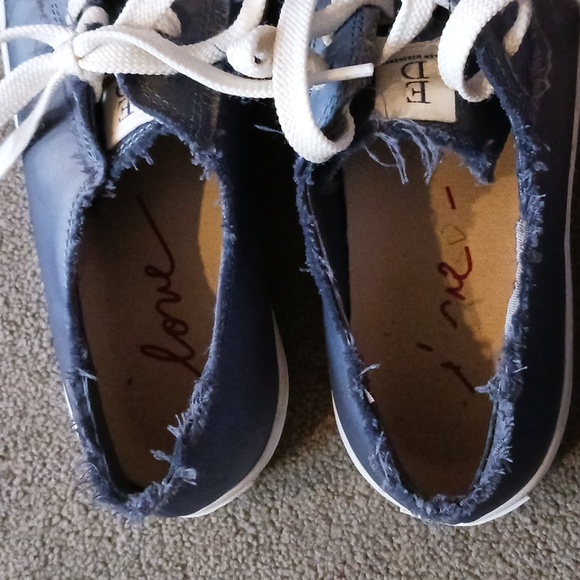 ED Ellen DeGeneres Eda-Doren Sneaker Blue/Grey Size 8.5 - Picture 4 of 7